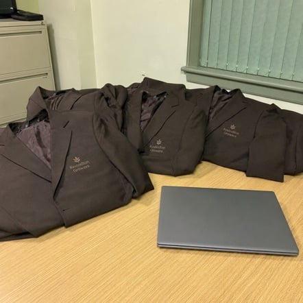 Custom printed suit jackets in bulk