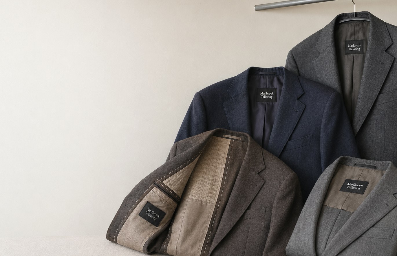 Custom printed suit jackets with logo