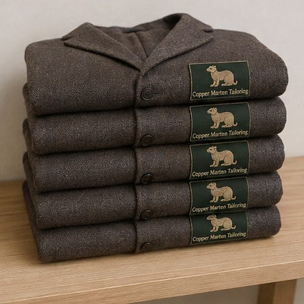 Customized suit jackets for retail groups and sales teams
