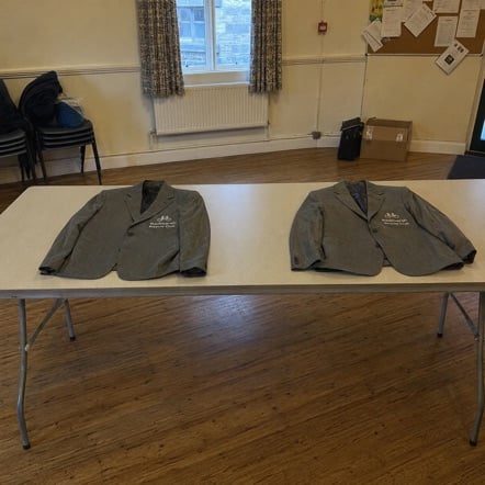 Personalized suit jackets — customer photo