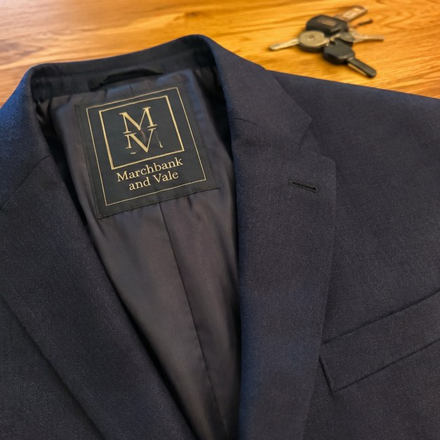 Personalized suit jackets — customer photo